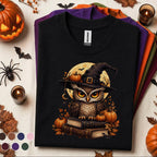 Halloween Owl Shirt, Witch Owl T Shirt