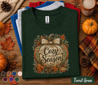 Cozy Season Pumpkin Shirt, Cute Fall Pumpkin Tee, Autumn Harvest Shirt, Thanksgiving Pumpkin Sweatshirt, Cozy Autumn Outfit Gift for Her