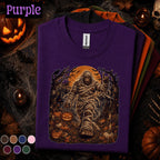Bigfoot Mummy Halloween Shirt, Sasquatch Monster Tee, Spooky Full Moon Cryptid Shirt, Vintage Horror, Halloween Gift for Bigfoot Fans