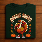 Gobble Squad Shirt, Friends Thanksgiving Tee with Hip Turkey Squad, Gift Thanksgiving Sweatshirt, Family Thanksgiving Hoodie