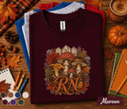 Fall RN Nurse Shirt, Autumn Mushroom RN Tee, Woodland Nurse Shirt, Cozy Registered Nurse Gift, Medical Fall Sweatshirt, Healthcare Worker
