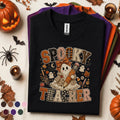 Spooky Teacher Halloween Shirt, Cute Ghost Teacher Tee