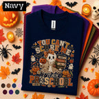 Preschool Teacher Halloween Shirt, You Cant Scare Me I Teach Preschool Tee, Cute Ghost Teacher Shirt, Spooky Classroom Fall Educator Gift