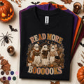 Read More Boooooks Halloween Shirt, Cute Reading Ghost Teacher Tee