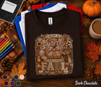 Just A Girl Who Loves Fall Shirt Cute Autumn Pumpkin Tee Coquette Fall Aesthetic Shirt Football Season Thanksgiving Gift
