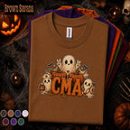CMA Halloween Shirt, Certified Medical Assistant Ghost Tee, Spooky Healthcare Worker Gift, Cute Medical Assistant Fall Nursing T-Shirt