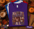 Always Ready for Fall Shirt, Cozy Autumn Pumpkin Sweatshirt, Football Pumpkin Spice Coffee Tee, Cute Fall Season Gift for Women