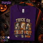 Veterinary Halloween Shirt, Trick or Treatment Vet Tech Tee, Spooky Veterinarian Gift, Cute Ghost Animal Clinic Fall Veterinary T-Shirt
