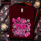 Breast Cancer Awareness Shirt, Pink Out T Shirt, Breast Cancer Support Tee, Pink Ribbon Graphic Shirt, October Awareness Gift for Women