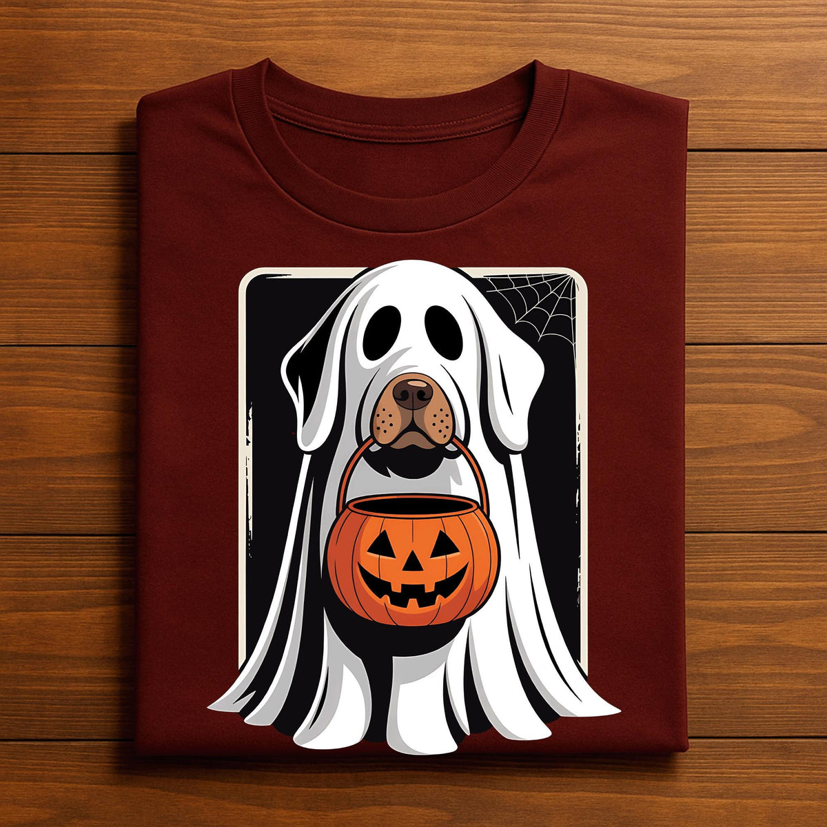 Funny Halloween Dog Ghost Costume Pumpkin Candy Bucket, Cute Dog Halloween Shirt Spooky Pet Tee, Ghost Dog Shirts, Halloween Dog Sweatshirt