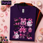 Breast Cancer Awareness Shirt, Pink Halloween Shirt, Pink Ribbon Ghost Tee, Spooky Season Pink Out Shirt, October Awareness Gift Women