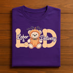 Labor and Delivery Nurse Shirt Pumpkin Costume Bear Maternity Halloween OB Nurse Gift Fall Hospital Staff LD Fall T-Shirt, NICU Thanksgiving