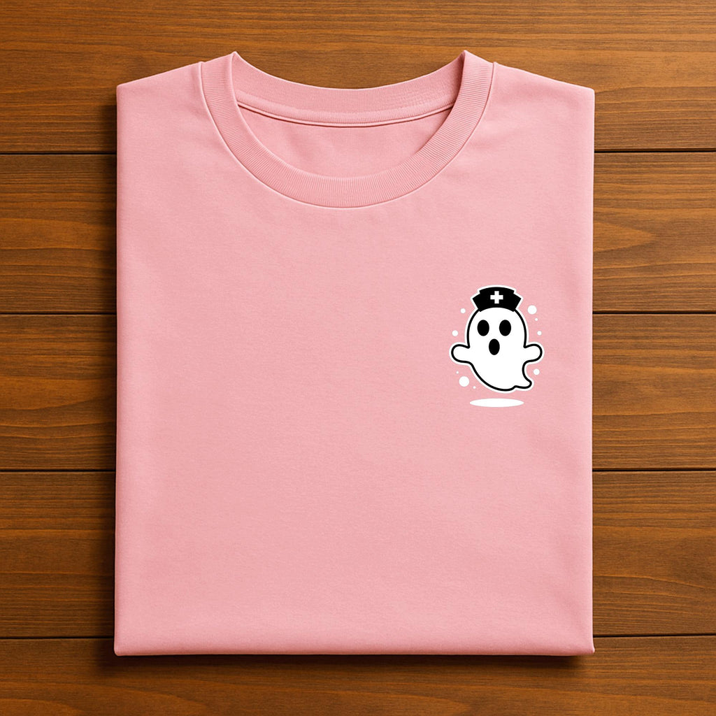 Cute Ghost Nurse Shirt, Minimal Halloween Medical Tee, Cute Nurse Ghost T-Shirt, Gift Nurse Halloween Shirt, Halloween Nurse Sweatshirt