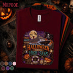 Halloween on the High Seas Shirt, Spooky Cruise Vacation Tee, Salty Nauti Pirate Ship, Pumpkin Witch Cruise Group Halloween Gift Tee