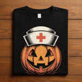 Nurse Pumpkin Shirt, RN Halloween Nurse Tee
