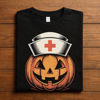 Nurse Pumpkin Shirt, RN Halloween Nurse Tee