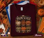 Pain Scale Pumpkin Shirt, Funny Nurse Halloween Shirt, Medical Pumpkin Tee, ER Nurse Fall Shirt, Healthcare Worker Gift, RN CNA Nursing