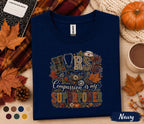 Nurse Compassion Is My Superpower Fall Shirt, Autumn Nurse Appreciation Tee, Pumpkin Nursing Shirt, Thanksgiving Nurse Gift