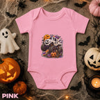 Ghost Monster Truck Halloween Baby Bodysuit, Pumpkin Infant Onesie, Spooky Truck Baby Outfit, First Halloween Gift for Little Truck Fan