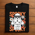 Spooky Optometrist Halloween Shirt, Ghost Holding Eye Chart Tee with Glasses