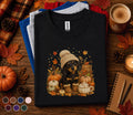 Cute Dachshund Fall Shirt, Cozy Autumn Wiener Dog Pumpkin Tee