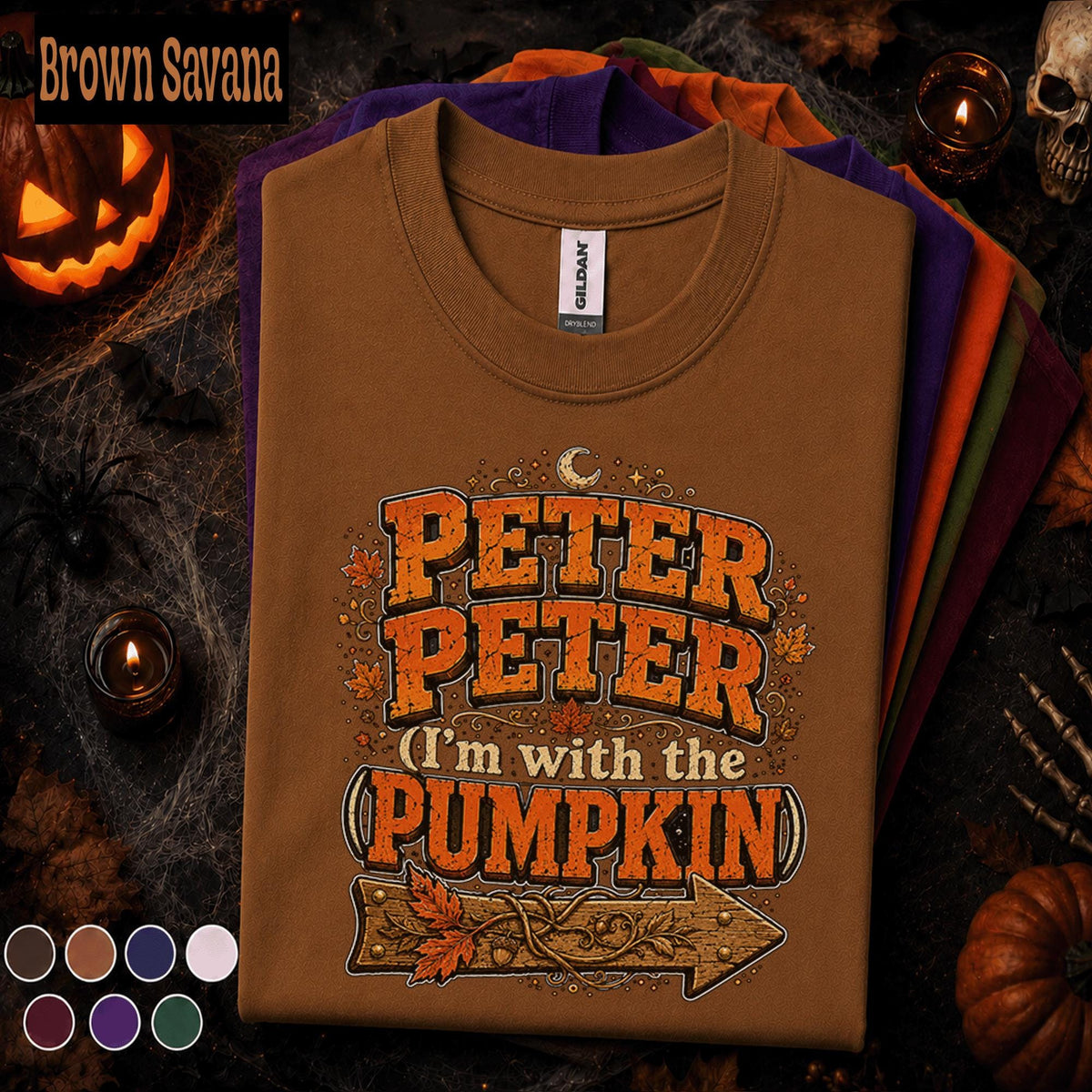 Peter Peter Pumpkin Eater Halloween Shirt, Funny Fall Tee, Vintage Pumpkin Saying, Spooky Season Shirt, Autumn Party Gift Tee