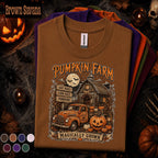 Pumpkin Farm Halloween Shirt, Vintage Fall Farm Tee, Pumpkin Patch Tshirt, Hayride Corn Maze Shirt, Rustic Autumn Gift Tee