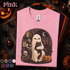 Not Today Ghost Halloween Shirt, Black Cat Ghost Tee, Funny Introvert Spooky T Shirt, Moody Halloween Tee, Cozy Goth Fall Gift