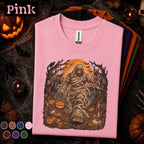 Bigfoot Mummy Halloween Shirt, Sasquatch Monster Tee, Spooky Full Moon Cryptid Shirt, Vintage Horror, Halloween Gift for Bigfoot Fans