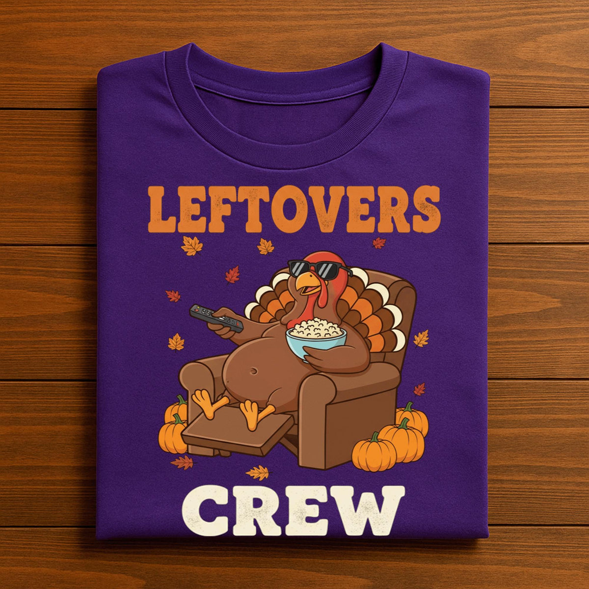 Leftovers Crew Funny Thanksgiving Turkey Shirt Humor Autumn Fall Feast Day Cute Turkey Tee Retro Family Holiday Tee, Thanksgiving Sweatshirt