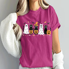 Halloween Cats Shirt Ghost Cat Witch Cat Pumpkins, Cute Spooky Cat Lover Tee, Ghost Cat Halloween Shirt, Ghost Cats Halloween Sweatshirt