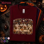 Cute Ghost Teacher Halloween Shirt, Spooky Classroom Teacher Tee, Fall Pumpkin School Shirt, Retro Halloween Gift for Teachers Women