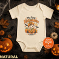 My First Halloween 2026 Baby Bodysuit, Cute Pumpkin Infant Onesie