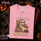 Grand Mummy Halloween Shirt, Funny Grandma Mummy Tee, Cute Black Cat Pumpkin Shirt, Spooky Nana Gift, Vintage Halloween Grandma Top