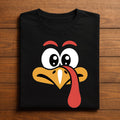Funny Turkey Face Shirt, Cute Thanksgiving Tee