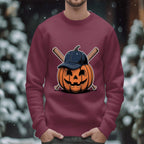 Pumpkin Jack O Lantern Baseball Halloween Shirt, Ghost Baseball Sweatshirt, Game Day Shirt, Baseball Shirt, Spooky Sports Fan Baseball Tee