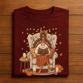 Turkey Reading Book Librarian Thanksgiving Teacher Shirt For Women, Literary Thankful Teacher Thanksgiving Librarian