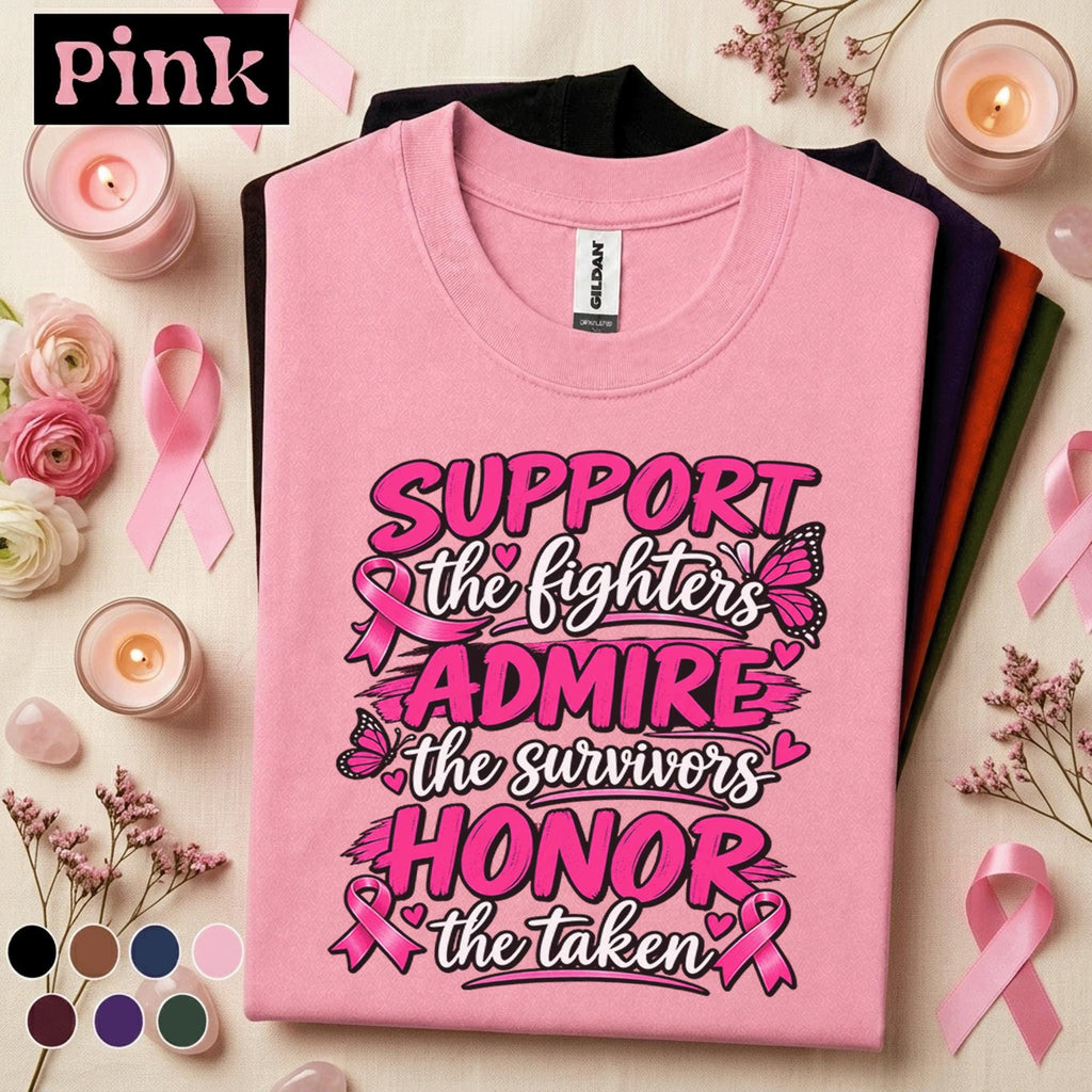 Breast Cancer Awareness Shirt, Support the Fighters Tee