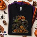 Pumpkin Monster Truck Halloween Shirt, Jack O Lantern Truck Tee