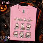 Nurse Pain Scale Halloween Shirt, Funny Skeleton Nurse Tee, Spooky Nursing Humor Gift, RN Medical Halloween T Shirt, Healthcare Worker Gift