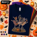 Skeleton Ballerina Halloween Shirt, Dancing Skeleton Ballet Tee, Coquette Spooky Season T Shirt, Cute Pumpkin Halloween Gift for Dancers
