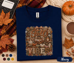 Fall Vibes Shirt Cozy Autumn Pumpkin Coffee Tee Cute Harvest Season Shirt Thanksgiving Outfit Pumpkin Lover Gift Farmhouse Fall Decor