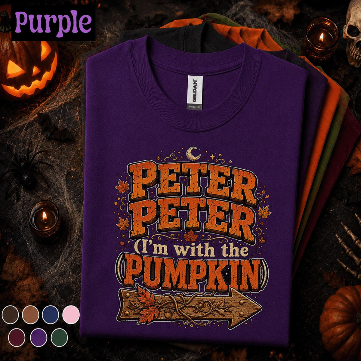Peter Peter Pumpkin Eater Halloween Shirt, Funny Fall Tee, Vintage Pumpkin Saying, Spooky Season Shirt, Autumn Party Gift Tee