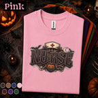 Nurse Halloween Shirt, Gothic Nurse Tee, Spooky Healthcare Worker Gift, Vintage Nursing T Shirt, Halloween Nurse Costume, ER Staff Tee