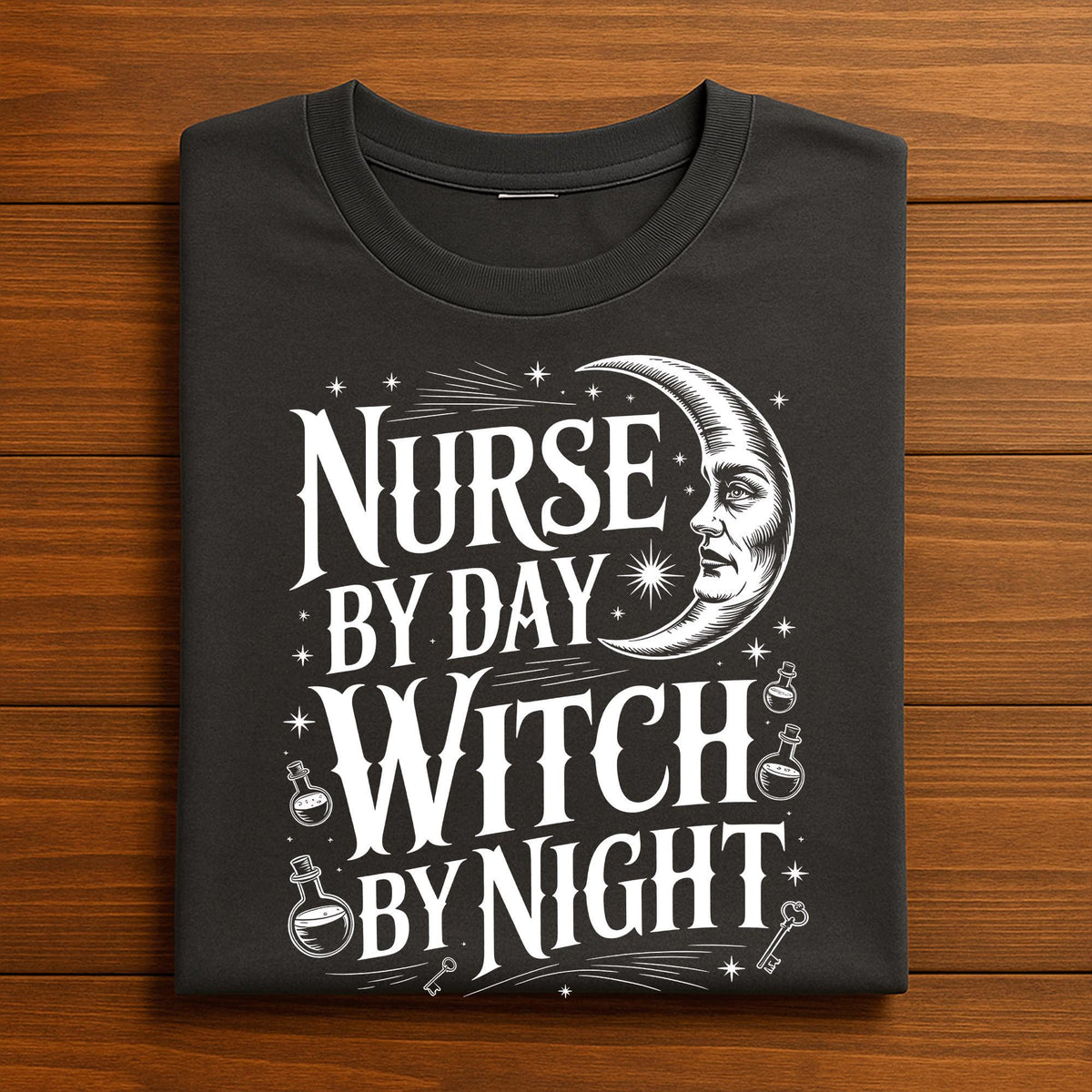 Nurse by Day Witch by Night Shirt, Night Shift Crew, Halloween Nurse Sweatshirt, Spooky Nurse Tshirt, Nursing School, Halloween RN Shirt,