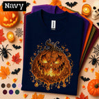 Scary Jack O Lantern Halloween Shirt, Creepy Pumpkin Tee, Spooky Ghost Pumpkin Shirt, Horror Halloween Tee, October Gift Shirt