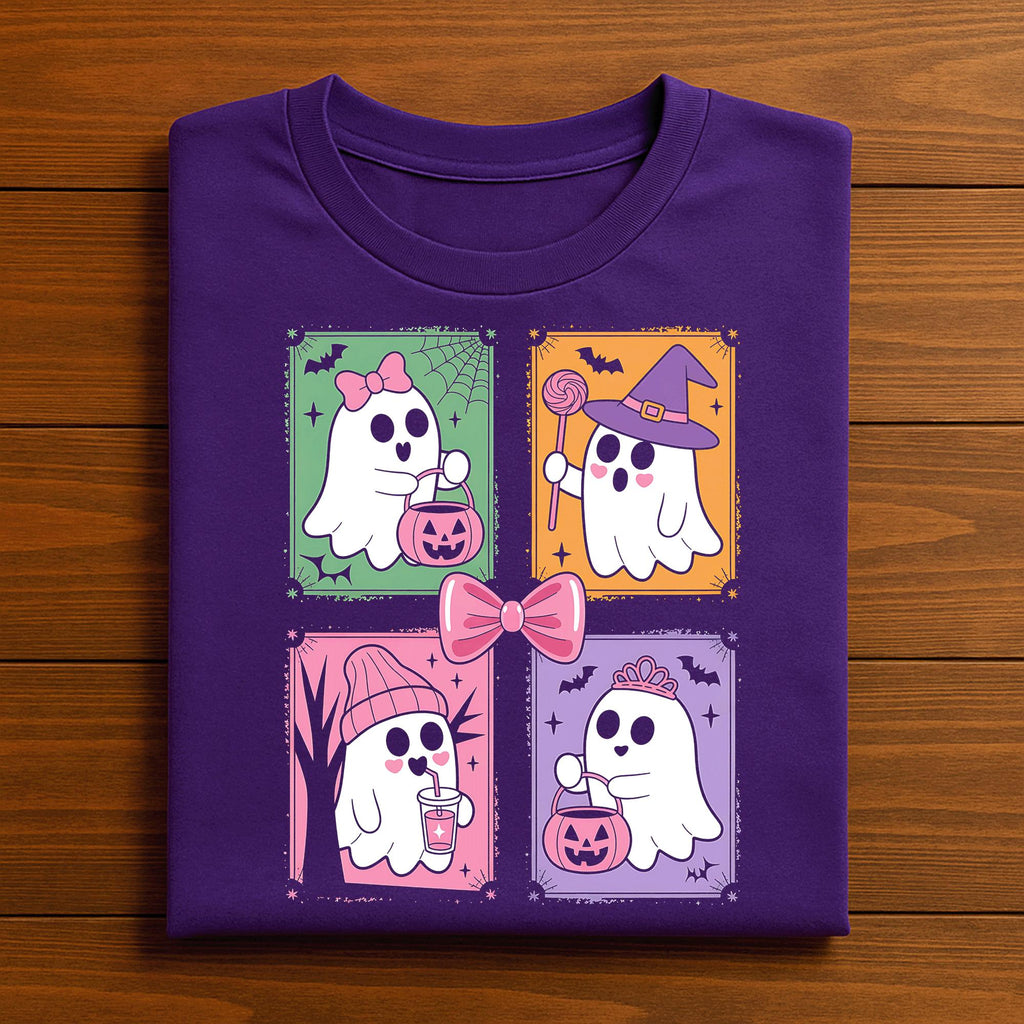 Cute Kawaii Ghost Shirt, Coquette Halloween Ghost Tee