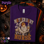 Mother Baby Nurse Halloween Shirt, Labor Delivery Nurse Tee, Newborn Nurse Gift, Spooky Maternity Nursing Shirt, Cute Fall Healthcare Tee