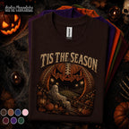 Tis the Season Football Halloween Shirt, Spooky Football Ghost Tee, Pumpkin Stadium T Shirt, Fall Game Day Top, Halloween Sports Gift