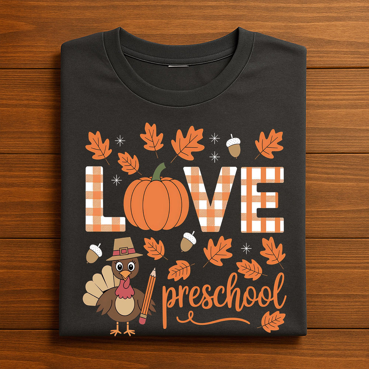 love Preschool halloween pumpkin shirt, cute pumpkin Preschool teacher Thanksgiving, fall Teacher Gift Teacher Thanksgiving Sweatshirt
